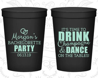 Bachelorette Party Cups, Custom Bachelorette Cups, Bachelorette Plastic Cups, Bachelorette Stadium Cups, Bachelorette Party Favors (C60154)