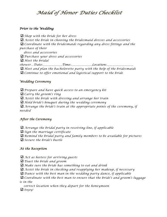 Maid of Honor Wedding Planner Custom Maid of Honor Planning Planners are currently taking 1 week processing time due to the busy engagement season. I use Priority Mail which takes 2-3 days to arrive at your destination w