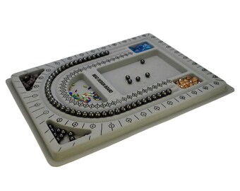 Proops Flocked Bead Board Bracelet Beading Jewellery Organiser Tray Design DIY Craft (J1004). Free UK Postage.