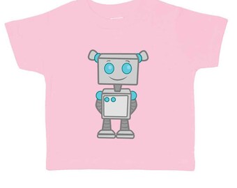 Girl Robot Toddler T-Shirt