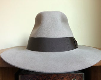 SALE!!! Vintage 1960s Stetson 3x beaver fur felt fedora hat 7 1/4
