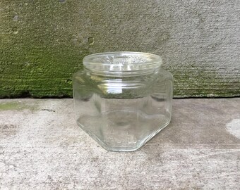 Refrigerator Jar, Scurlock Kontanerette Glass Jar, Kitchen Storage, Vintage Canister, Vintage Container 1950s