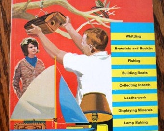 vintage childrens book... CRAFTS and HOBBIES a Golden HOBBY Book 1964 ..