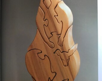 Kangaroo Wooden Puzzle