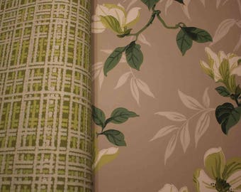 Imperial Wallpaper Samples Pair Floral