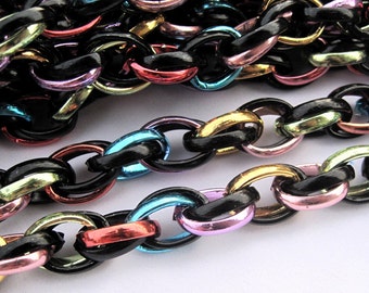 1ft Aluminum Chain Oval Link 15x20mm Loose Findings for Fashion Design ac116