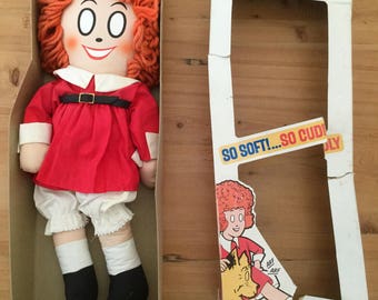 Vintage Remco Little Orphan Annie rag doll