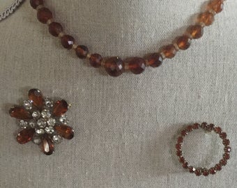 Vintage Amber Jewelry ... Free Shipping