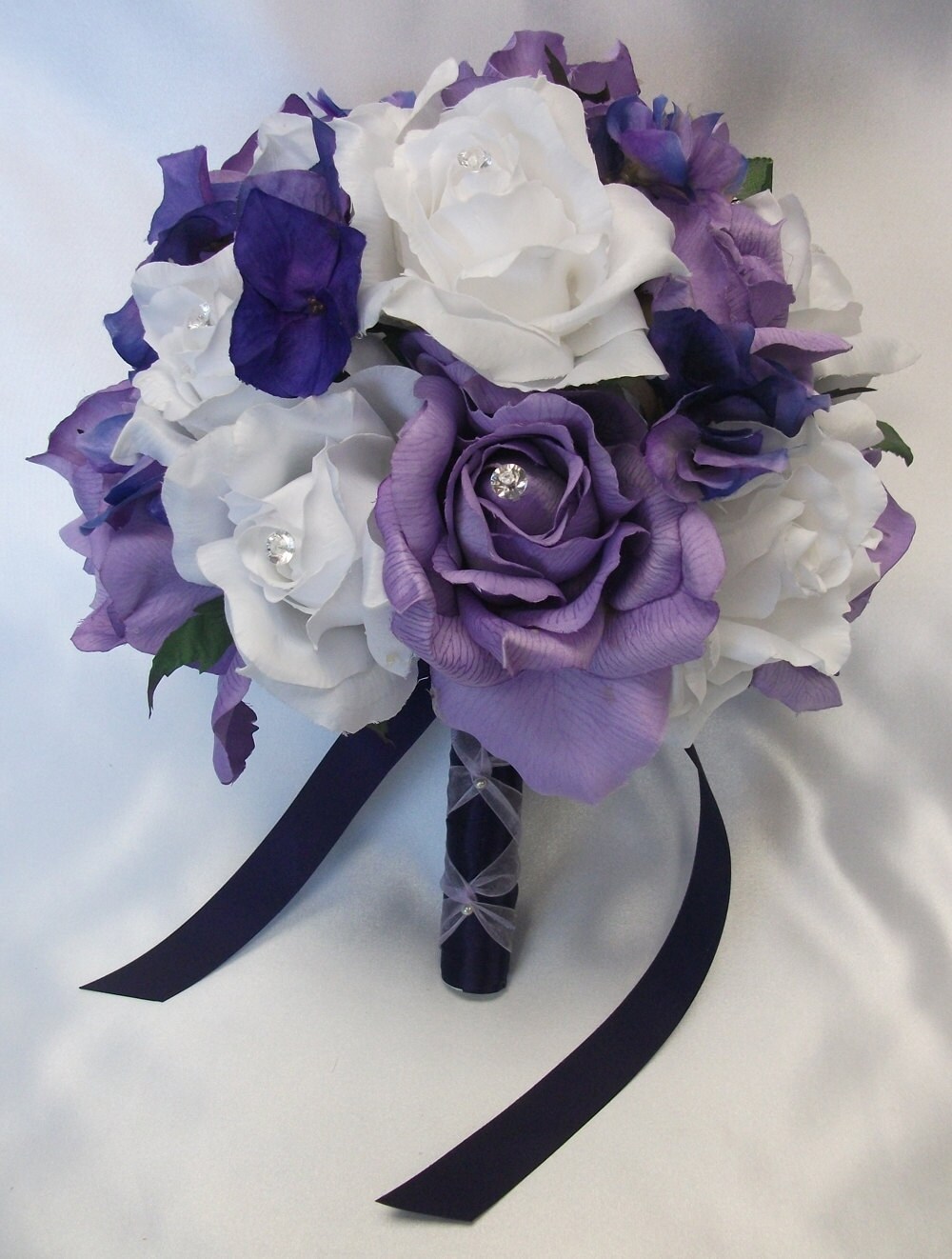 17 Pieces Package Silk Flower Wedding Decoration Bridal