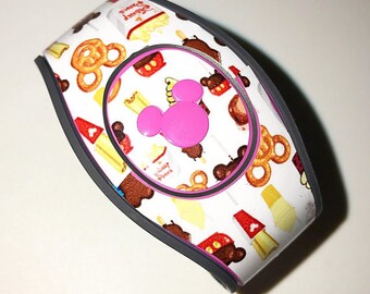Magic Band 1.0 & 2.0 Disney Food Pattern Magic Band Skin Decal(s)