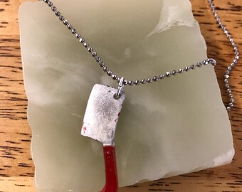 Baby Meat Cleaver / Adjustable "Chop Chop" Necklace