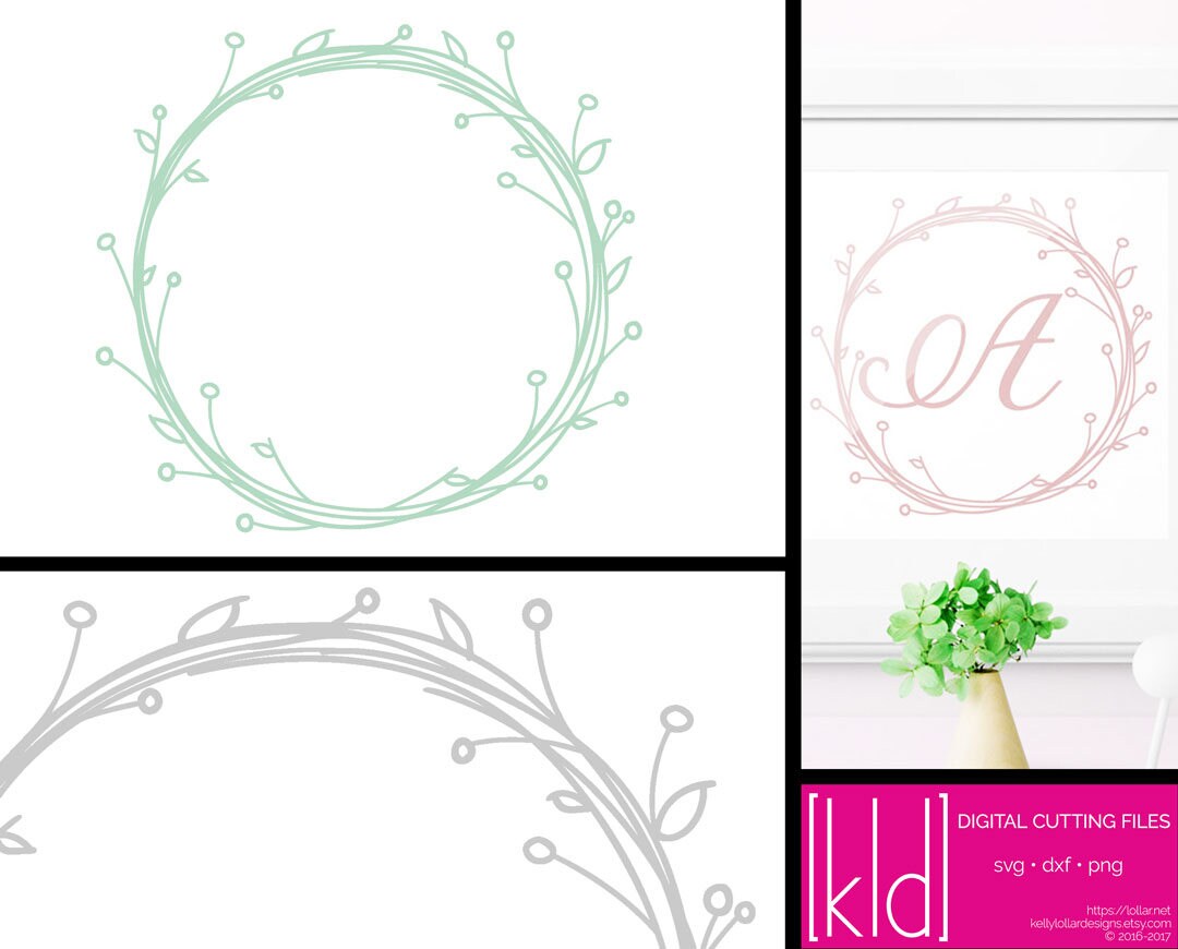 Free Free 225 Flower Wreath Svg SVG PNG EPS DXF File