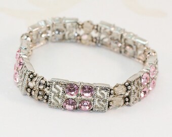 Blush Pink Stretch Bracelet