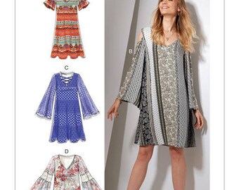 Dress by McCall's M7532 sewing pattern