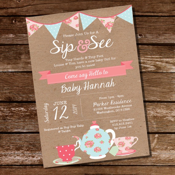 Meet The Baby Invitations 4