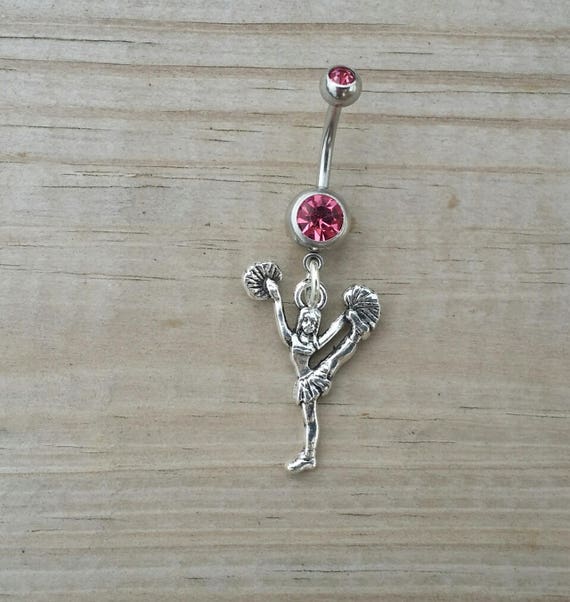 Cheerleader Belly Button Ring Belly Button Jewelry Football
