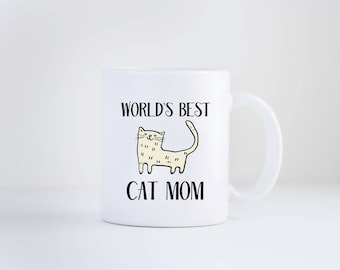 Cat Mom, Cat Mom Mug, Cat, Mug, Mother's Day, Cat Gift