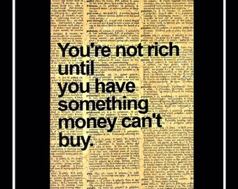 531 Quote vintage dictionary art