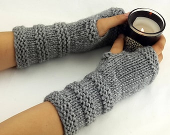 Fingerless gloves - Arm warmers - Womens Fingerless - Chunky Gloves - Wrist warmers - Hand warmers |