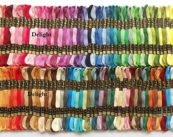 Anchor Embroidery Thread/Floss / Skeins in 100 Different Beautiful Colors "SET- 1" GET 10% DISCOUNT