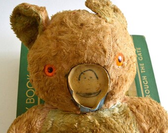 vintage teddy bear stuffed bear toy bear goth bear steampunk
