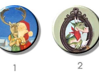 Needleminder, fridge magnet, cross stitch accessory, Milenka Delic