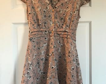 Pink Floral Daisy Dress Size 6