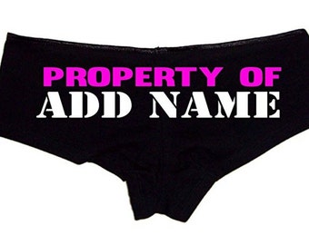 Custom Bridal Panties Create Your Own Property Of Personalized Women's Underwear