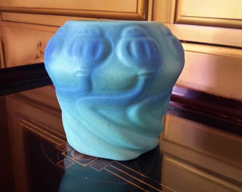 Van Briggle Pottery POPPY Vase Ming Blue Design No. 21 Colorado Springs