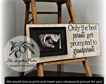 Pregnancy Announcement Ideas, Baby Announcement, Pregnancy Reveal, New Grandma, New Grandparents, First Grandchild, The Sugared Plums 8x20