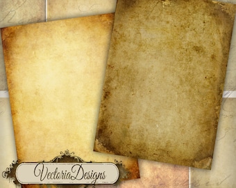 Antique Paper ATC vintage images digital background instant download printable collage sheet VD0166