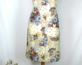 Vintage Floral Sleeveless Summer Dress