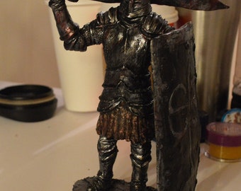 Dark Souls Black Iron Knight Tarkus statue hand made limited edition sculpture