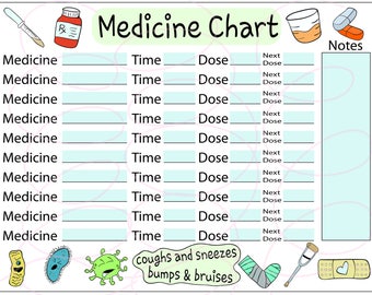 medication tracking sheet