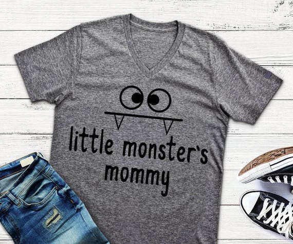 Little Monster Svg Mom Svg Mom Shirt Svg Design Mom Kids