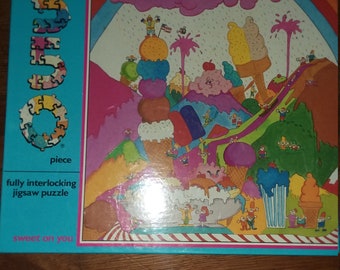 Vintage jigsaw ice cream puzzle