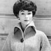 Women's 1960s Vintage Collared Car Coat -- PDF KNITTING PATTERN