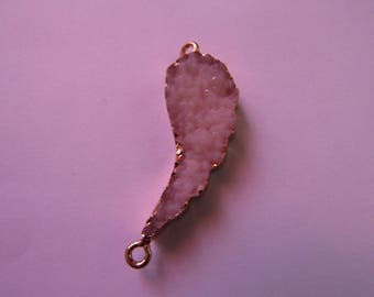 Pendant Golden two anneaux49mmx16mm