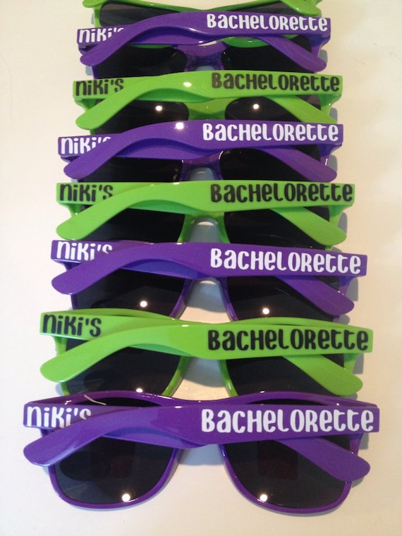 Personalized Sunglasses Bachelorette party Wedding Party