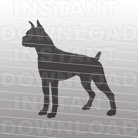 Boxer Dog SVG FileBoxer SVG FileDog SVG File-Cutting