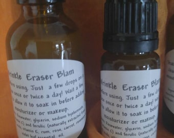 Wrinkle Eraser Blam for helping to rejuvinate your skin without chemicals or preservatives! Now with Puresteral!!