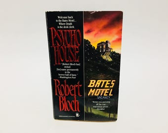 Vintage Horror Book Psycho House by Robert Bloch 1991 Paperback