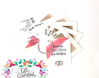 Savvy Mineral Makeup Swatches - Match Cards - Savvy Makeup - Savvy Swatches - Savvy Labels - Savvy Tools
