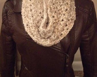 Crocheted Winter Christmas Gift Cowl
