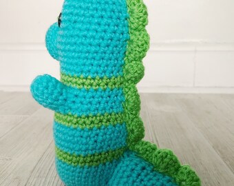 Dinosaur Stuffie // Stuffed Animal // Dinosaur // Blue Dinosaur