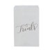 Candy Bags | 'Treats' Candy Bags | Wedding Treat Bags | Party Bags | White and Gold Treat Bags | Paper Bags | Favour Bags | Wedding