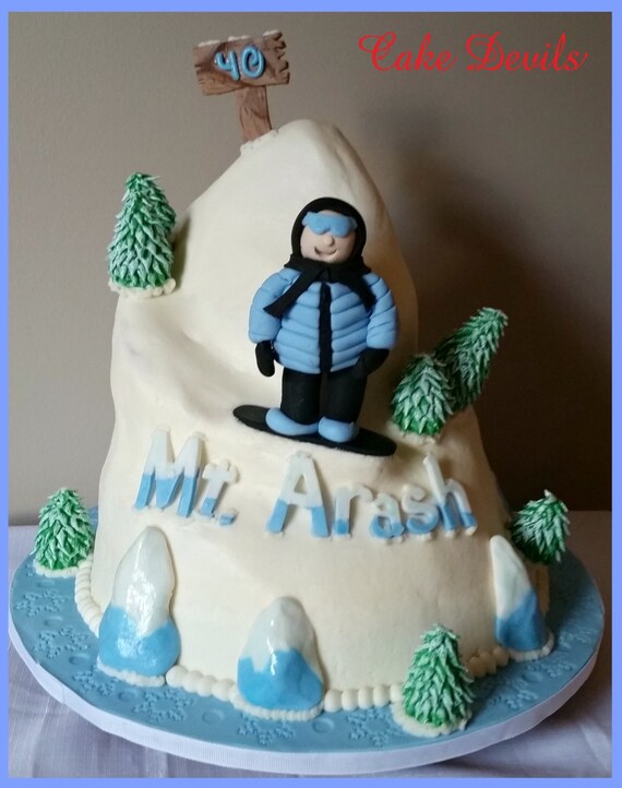Snowboard Cake Decorations Snowboard Cake Decorations