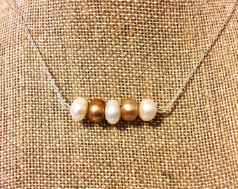 Café au Lait Pearl Necklaces