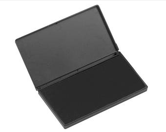 EXTRA LARGE Ink Pad | XL Black Blue Red Green Purple or Dry (to add your own ink) | 6" x 8" Stamp Pad for Creatiate Rubber Stamps