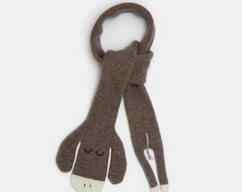 Childrens Donkey Lambswool Scarf - Made to order
